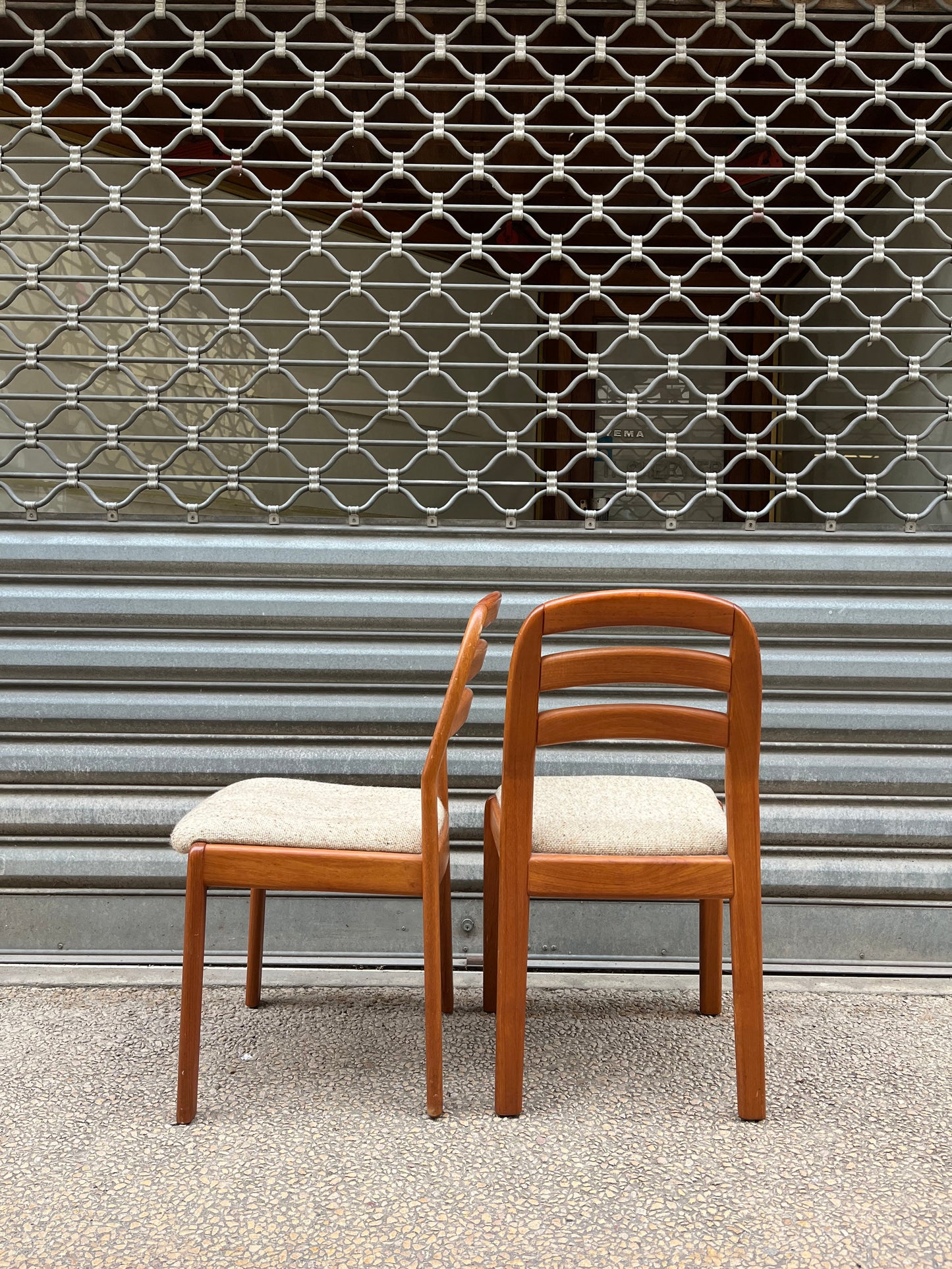 Chaises Dyrlund modèle 1591, Danemark