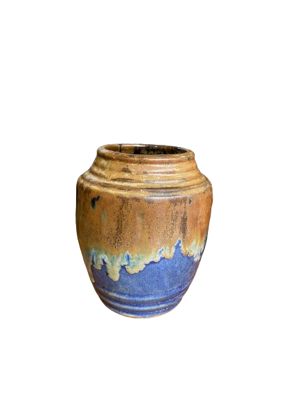 Vase forme Art Déco signé