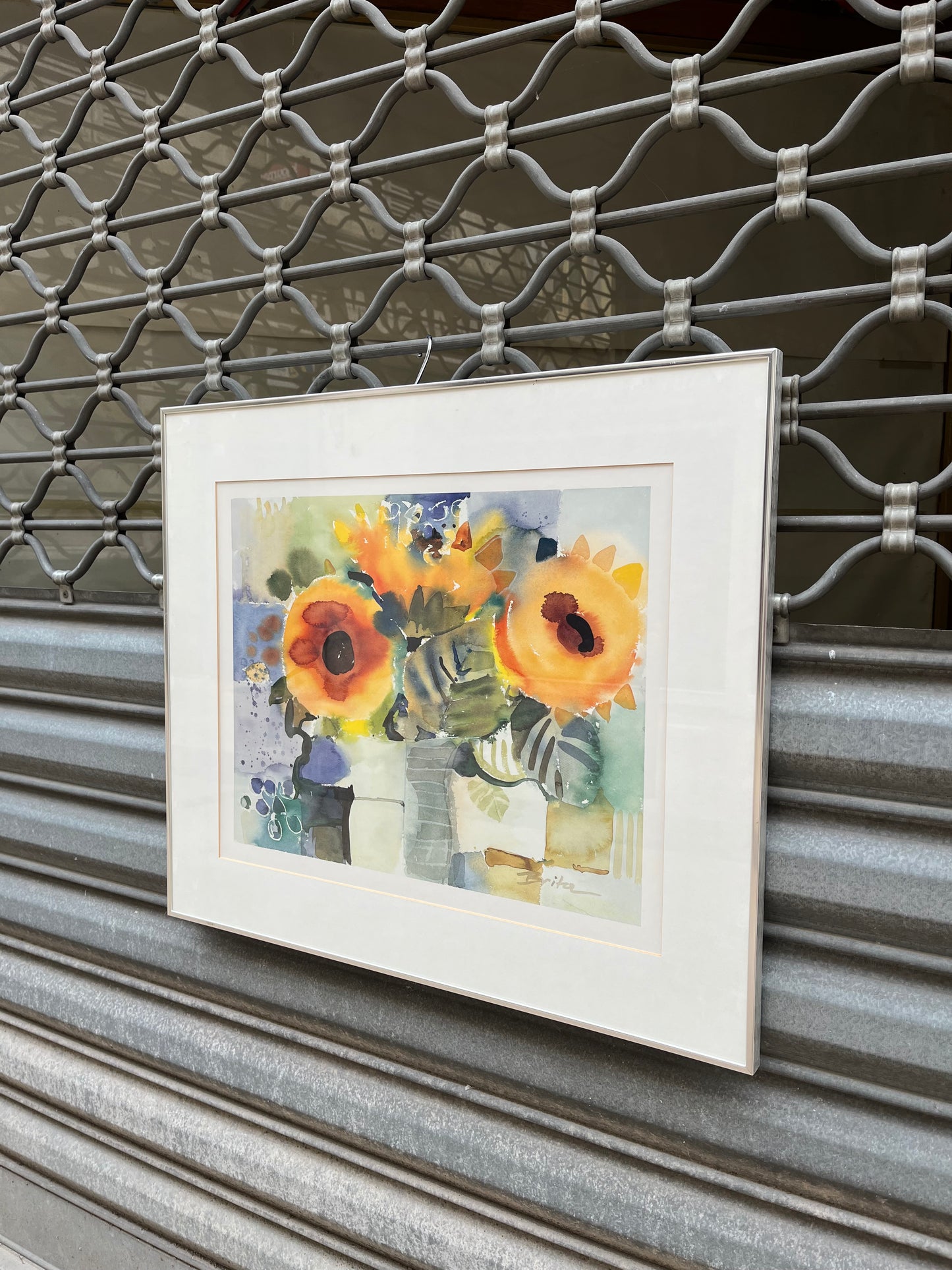 Impression vintage fleurs
