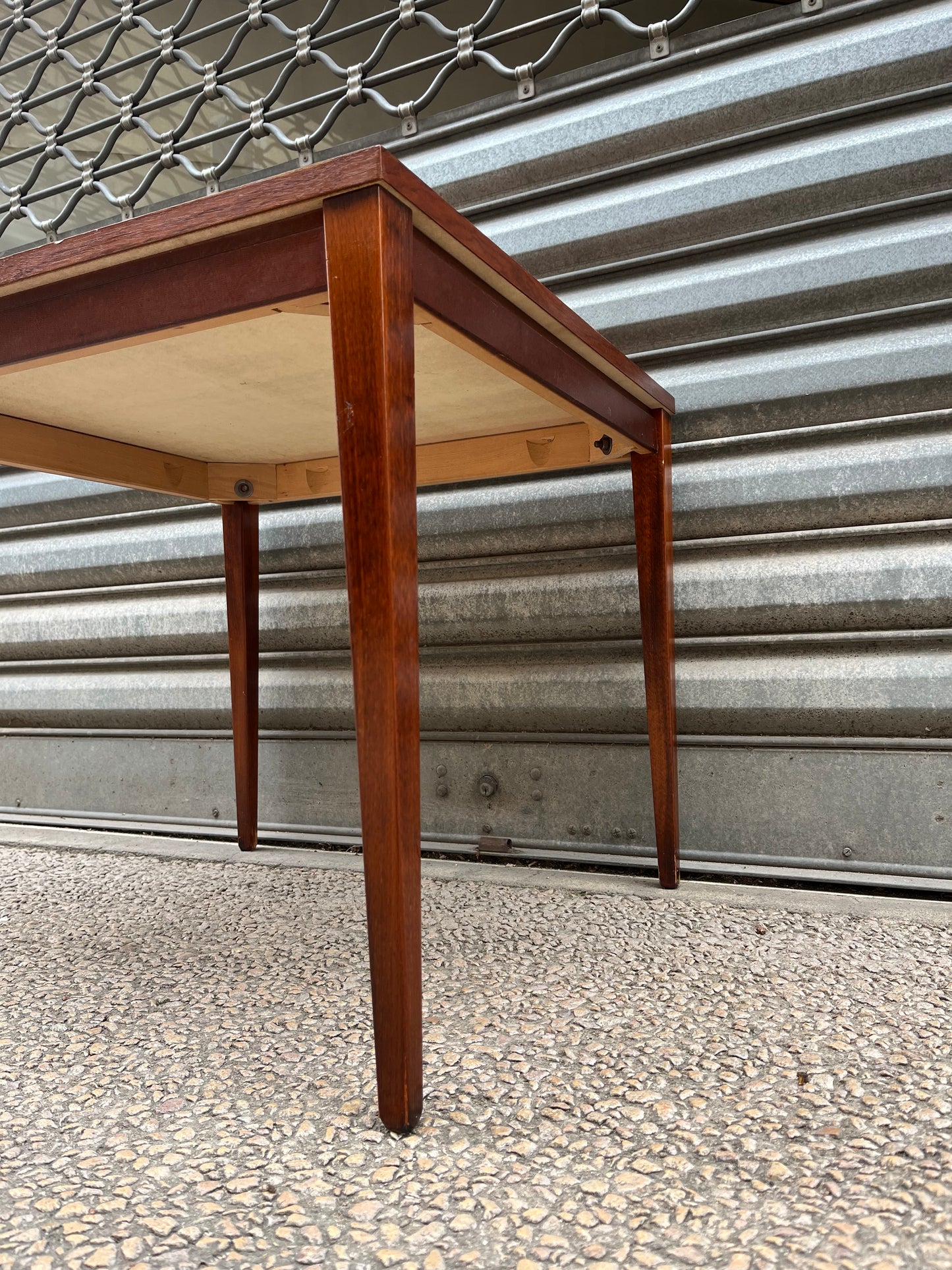 Table basse carrée placage palissandre