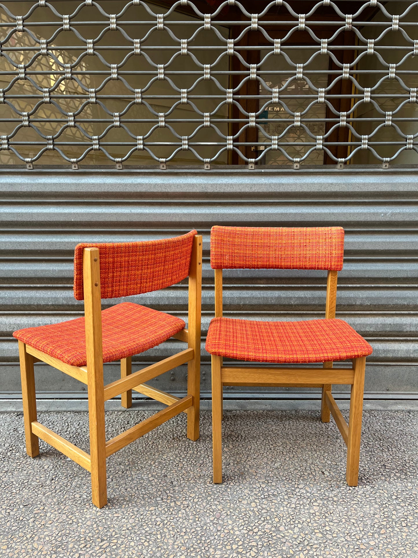 Chaises FARSTRUP vintage en chêne
