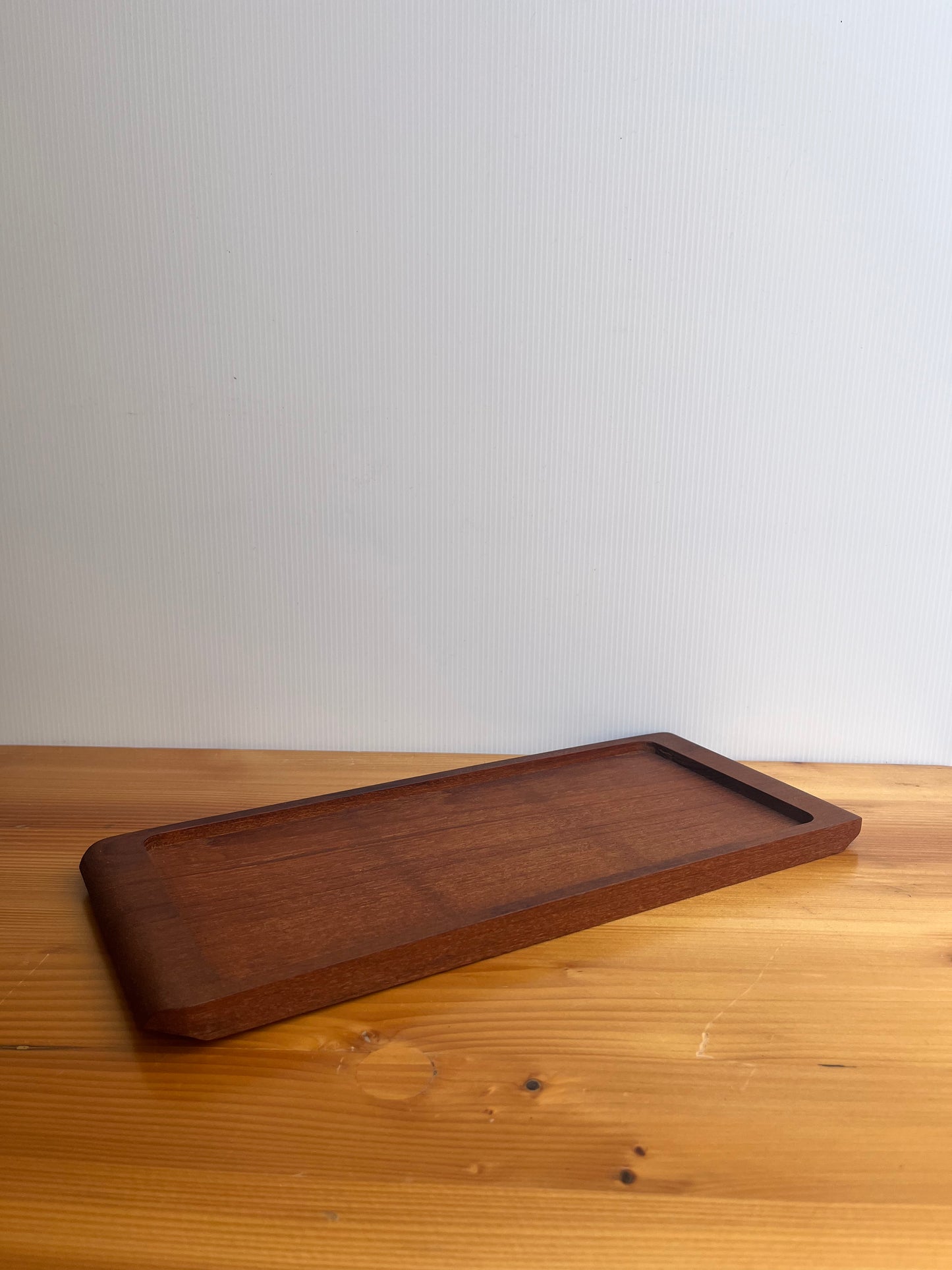 Petit plateau en teck rectangulaire Denmark