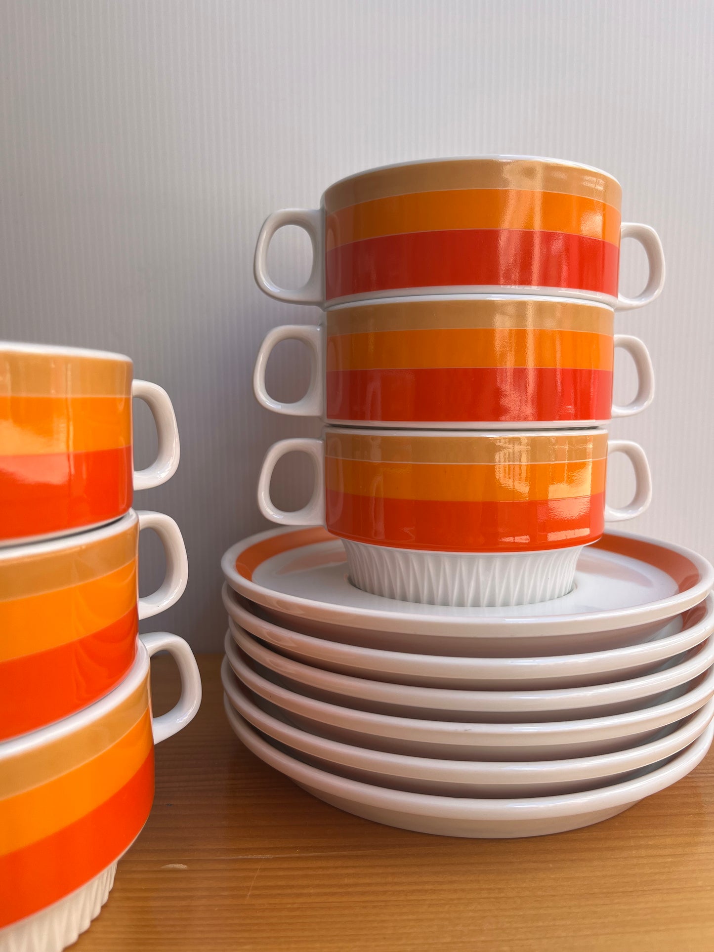 Lot de 6 tasses + sous tasses THOMAS, Germany