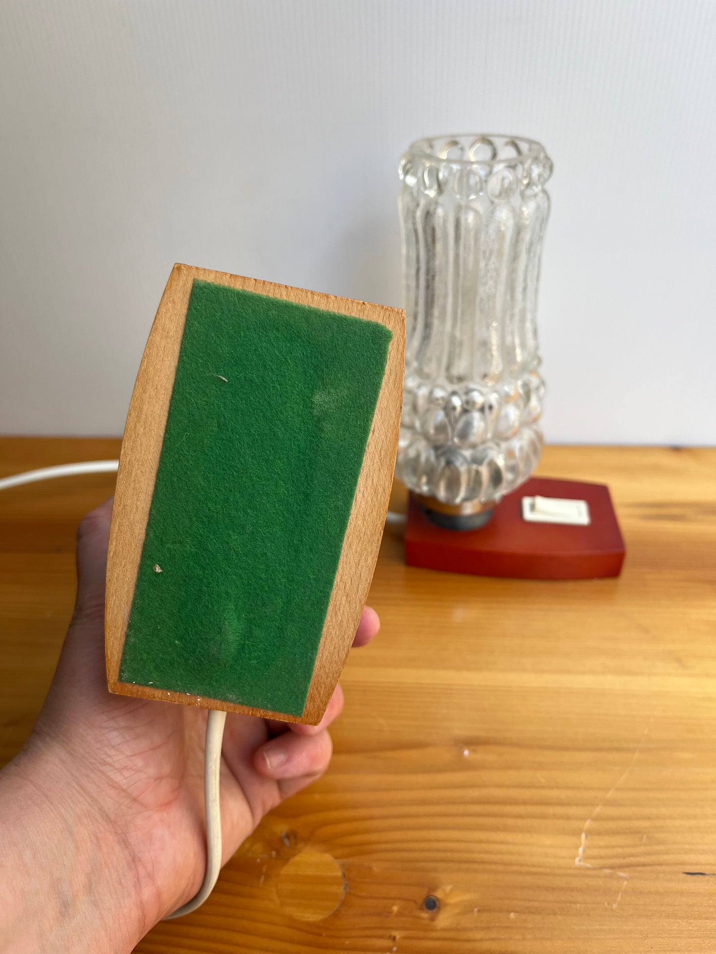 Paire de lampes de chevet vintage avec interrupteur