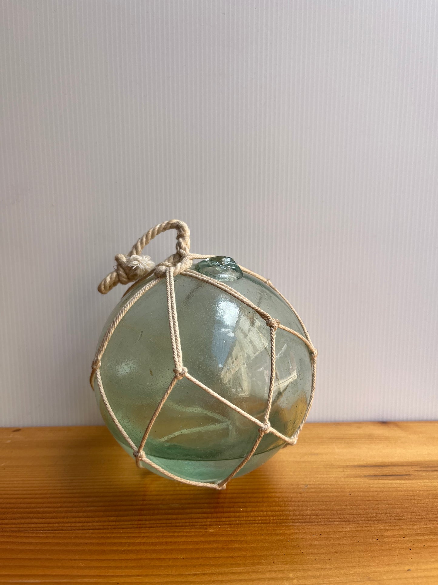 Boule de chalut en verre avec corde (à l'unité)