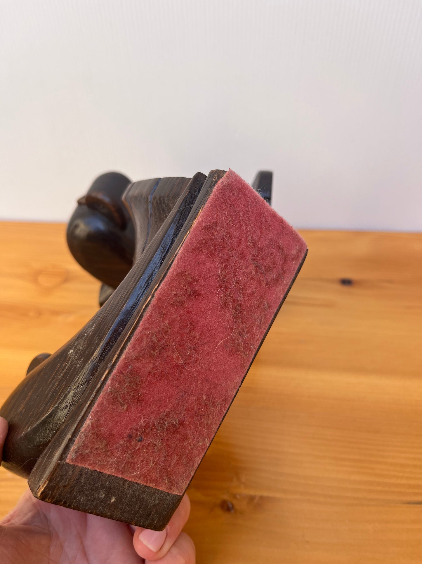 Paire de serres livres en bois